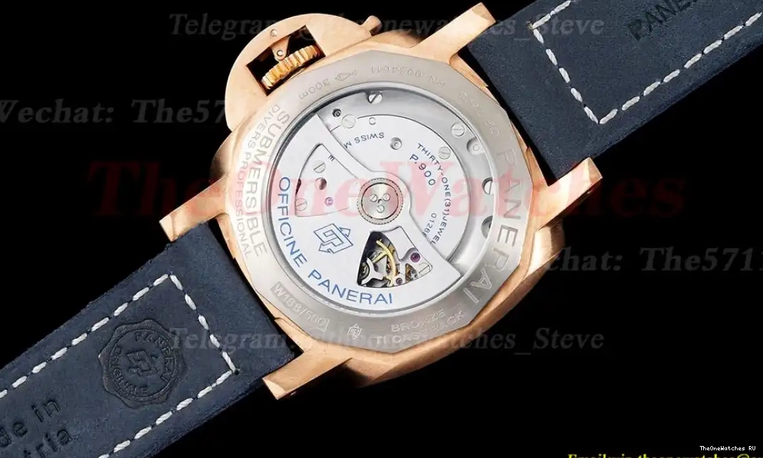 LE Submersible Pam1074 Dial VSF Blue BR Bronzo 42mm P900 0626